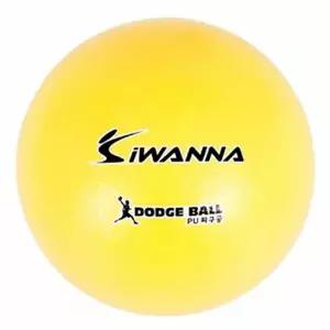 옐로우 스포츠공 피구공 21cm 스포츠볼 PU피구공 4호