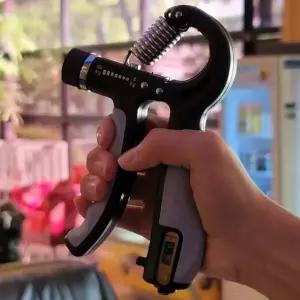 강도조절 5-60kg 카운터 악력기 그레이