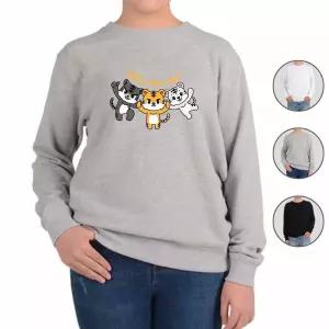 맨투맨 전색상 사이좋은 호랑이 프린트셔츠 DuR8+4yhe