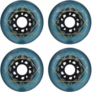 BlaZe 88A PU 내마모 저항 슬라이딩 FSK 인라인 롤러 스케이트 교체 휠(4팩) 72mm 76mm 80mm 보드 스트리트