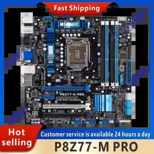 Z77 P8Z77 데스크탑 마더보드 SATA II PCI-E X16P8Z77-M PRO 컴퓨터 LGA 1155 DDR3 리퍼