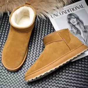 남성 3컬러 겨울 따뜻한 심플 숏부츠 털부츠 앵클부츠 남자겨울신발 방한신발 캐주얼슈즈