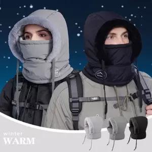 남녀공용 3컬러 겨울 경량패딩 바라클라바 후드넥워머 경랭패딩넥워머 패딩넥워머