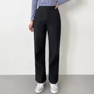 스판 허리밴딩 일자핏 팬츠 직장인바지 신축성 데일리 여름바지 여성여름팬츠 편한바지