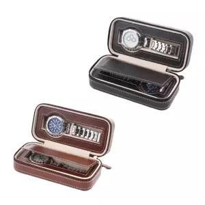 시계보관함 2구 가죽파우치 워치박스 시계보관케이스 enX4+4kMK