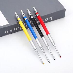 2.0mm 블루 블랙 레드 옐로우 롱 헤드 목공 자동 터치펜 2B 리드 깊은 구멍 마킹 건축 도면 마커 펜
