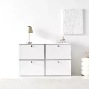 플럭스 1200 미드센츄리 서랍수납장 모듈가구