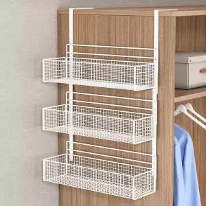 문걸이수납 수납선반 바구니행거 철제 선반 화장실 걸이
