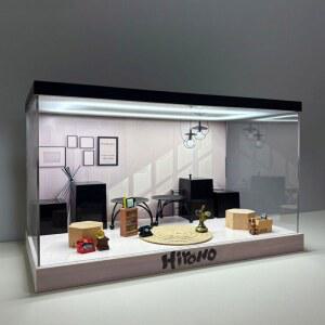 오모리 게임 장면 입체 피규어 장식 DIY 소품