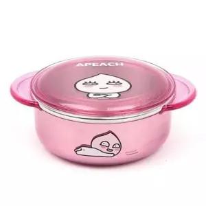 BS 카카오프렌즈 안전핸들투명논슬립뚜껑스텐대접_어피치 WFMGACK