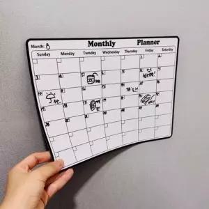 메모보드 월간 화이트 자석 WFMD5ZT