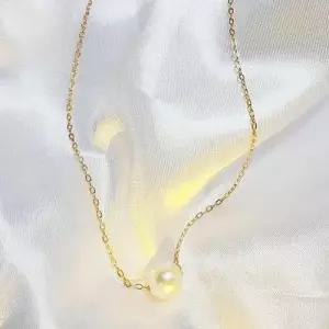 진주 목걸이 패션목걸이 작은 미니 WFFB058