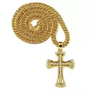 다이아 십자가 큐빅 체인 펜던트DG WFCF17D