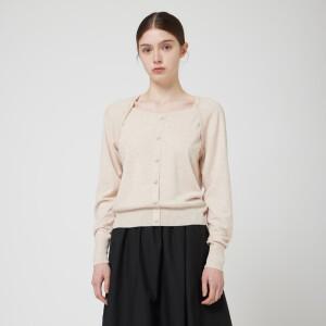 [AK플라자] [씨씨콜렉트] 스퀘어넥 버튼 풀오버_C253KSK003