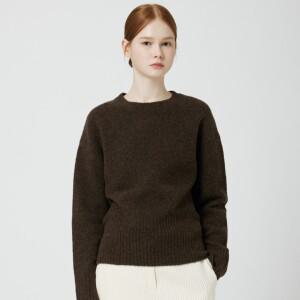 [AK플라자] [씨씨콜렉트] 뒷 버튼 트임 풀오버_C254KSK033