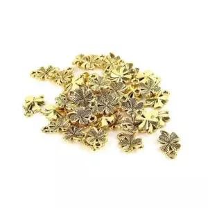 키링제작 네잎클로버 골드 목걸이 키링 액세서리 WF769E9