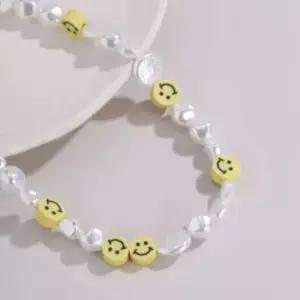 학생 비즈 스마일 목걸이 우정 초등 WE71E85