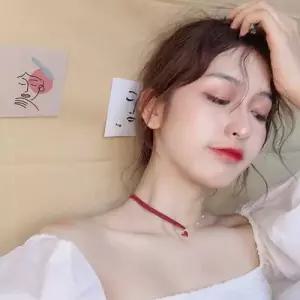 절반 체인 절반 가죽 여자 초커목걸이 PM1000-2 WDE69F4