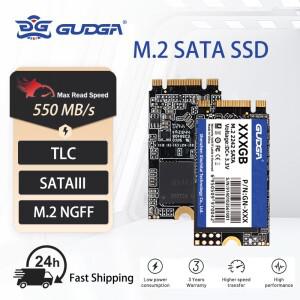 GUDGA M2 SSD 64GB 128GB NGFF 2242 256GB SATA3 2280 1TB 2TB HD 노트북 데스크탑 용 내장 솔리드 스테이