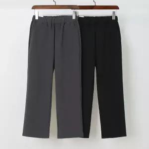 [하프클럽/아이우먼]빅사이즈바지 P925L603 이중지스판밴드슬렉스 LO