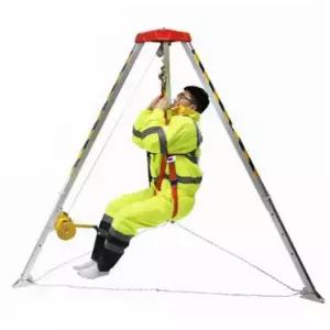 맨홀 구조 삼각대 윈치 화재 건설 현장 사고 리프트