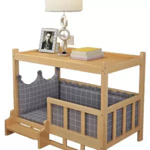 애견 원목 층 중형견 개집만들기 침대 이층 대형견 집 고양이