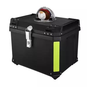 튼튼한 오토바이 탑박스 트렁크 테일박스 알루미늄 대성 쿠션 바이크용 뒷좌석 보관함