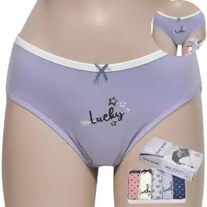 고급 스타일리쉬 면스판 미디 오마샤리프 팬티 5매입