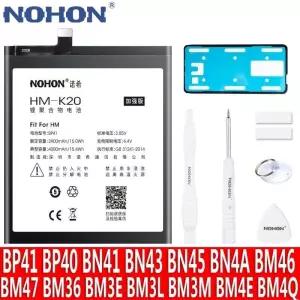NOHON 배터리 BP41 BM47 BN30 BM3E BN41 BN43 BM3L BN45 BN4A Redmi K20 K30 프로 4A 5A 5 Plus 3 3S 4X 휴