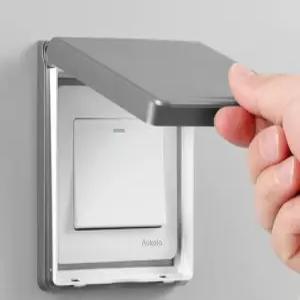 스위치가리개 커버 콘센트 보일러 덮개 그레이 분전함