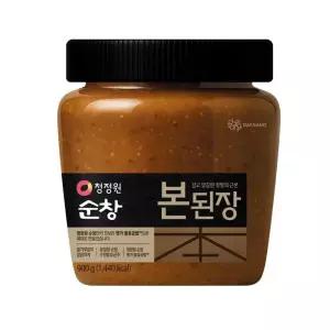 순창 본된장 900g k푸드 식재료 청정원 찌개 볶음 조리 나물 감칠맛 양념