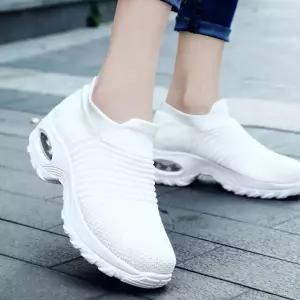 삭스 스타일 니트 워킹화 스니커즈 패션 여자 운동화 YMI7+3Cxp