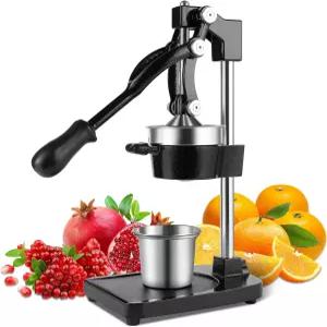 CVGVJY 주철 수동 착즙기 핸드 프레스 레몬 압착기 오렌지 라임 석류에 적합한 상업용 등급 시트러스