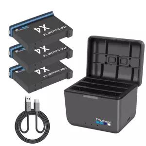 Insta360 X4 배터리 용 2600mAh + Insta 360 ONE X 4 액세서리 고속 충전 케이스 보관함