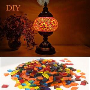 유리 패키지 밤 부모 램프 수제 선물 테이블 생일 DIY 조명 디자인, 소재 터키 모자이크 램프, 자식