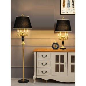 테이블 램프 머리맡 럭셔리 간단한 패션 침실 테이블/플로어 현대 크리스탈 장식 블랙