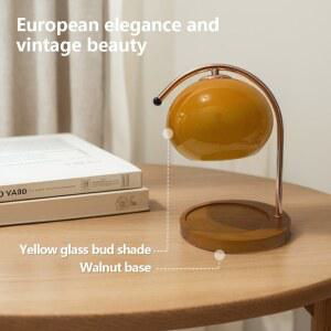 램프 조광 나무 사무실 가정 모던 캔들 라이트 타이머가 받침대 있는 워머 북유럽 멜팅 가능한 스타일 장식용