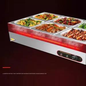 보온 테이블 온도조절 스테인리스 상판 단열 음식 보온 카운터 구내식당 셀프 서비스 온음식 제공 대용량 주방가전