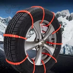 겨울철 차량용 비상 탈출 케이블 타이 방식 간편 장착 눈길 미끄럼 방지 타이어