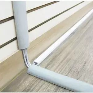 대형 반달형 전선 몰딩 48mm 1M 2P 랜선 케이블 정리 몰드