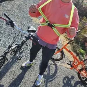 야광 길이조절 신상품 프리미엄 안전멜빵 그린색