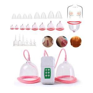 E 컵 유방 확대 기계 진공 흡입 부항 팔 목 유리 젖꼭지 리프팅 엉덩이 뒤로 관리 마사지 장치