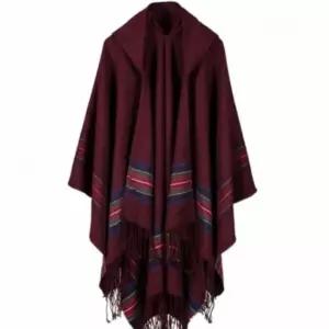 후드망토 어깨숄 가디건 숄 머플러 스카프 망토숄 9개세트 (와인) DP87338