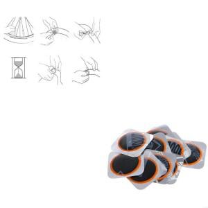 30mm 사이클링 자전거 수리 고정 키트 플랫 고무 타이어 패치