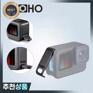GoPro 9 10 11 12 13  충전식 측면 커버 케이스 교체 배터리 뚜껑 도어 커버는 Go Pro Hero13 용으로 확장