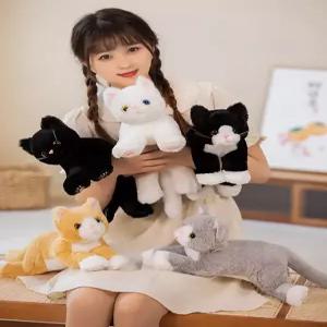 리얼 고양이 인형 야옹이 인형베개 인형쿠션 여자친구 딸 선물 여친