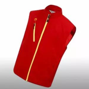 MARK 초경량배색지퍼조끼 초경량조끼 레드 산