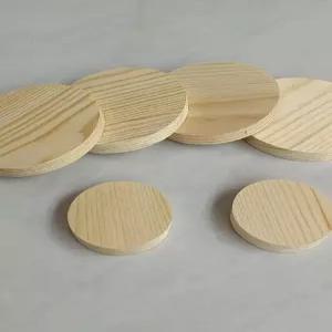 우드 버닝 재료 소나무 판자 나무판 원형