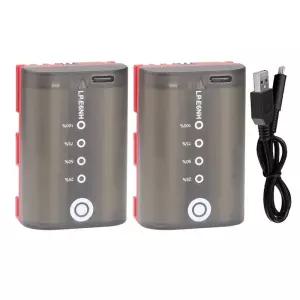 LP-E6NH USB-C 충전식 카메라 배터리  EOS R R5 R6 90D 60D 70D 80D 5D IV 6D II II용