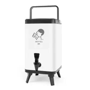 대용량 사각 보온통 온수통 버킷 수도꼭지 디스펜서